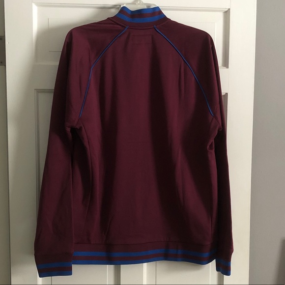 NWT Original Penguin maroon/blue full zip-up - Picture 3 of 6